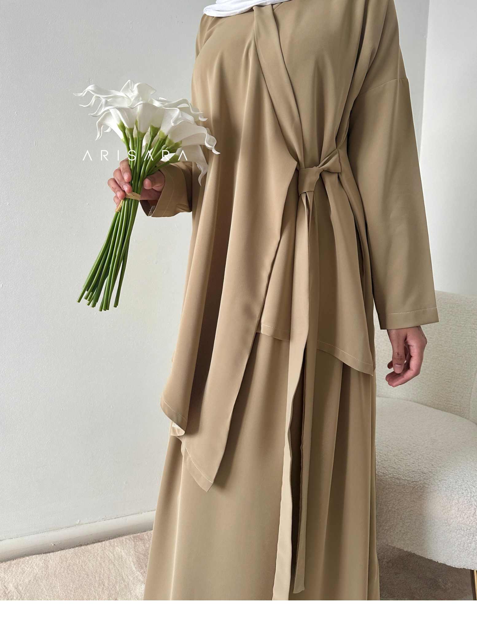 新品　セリザワ　Design Kimono Dress beige KIMONO COLLECTION | serizawa公式ONLINE STORE