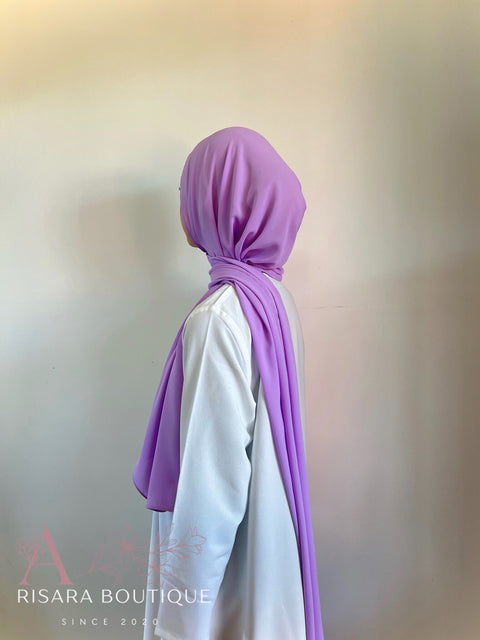 Medina Silk Lilac | Hijab | Niqab | Set