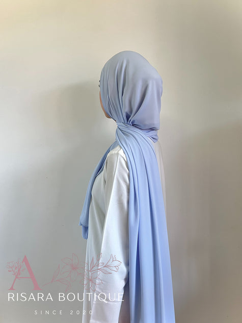 Medina Silk Ice Blue | Hijab | Niqab | Set