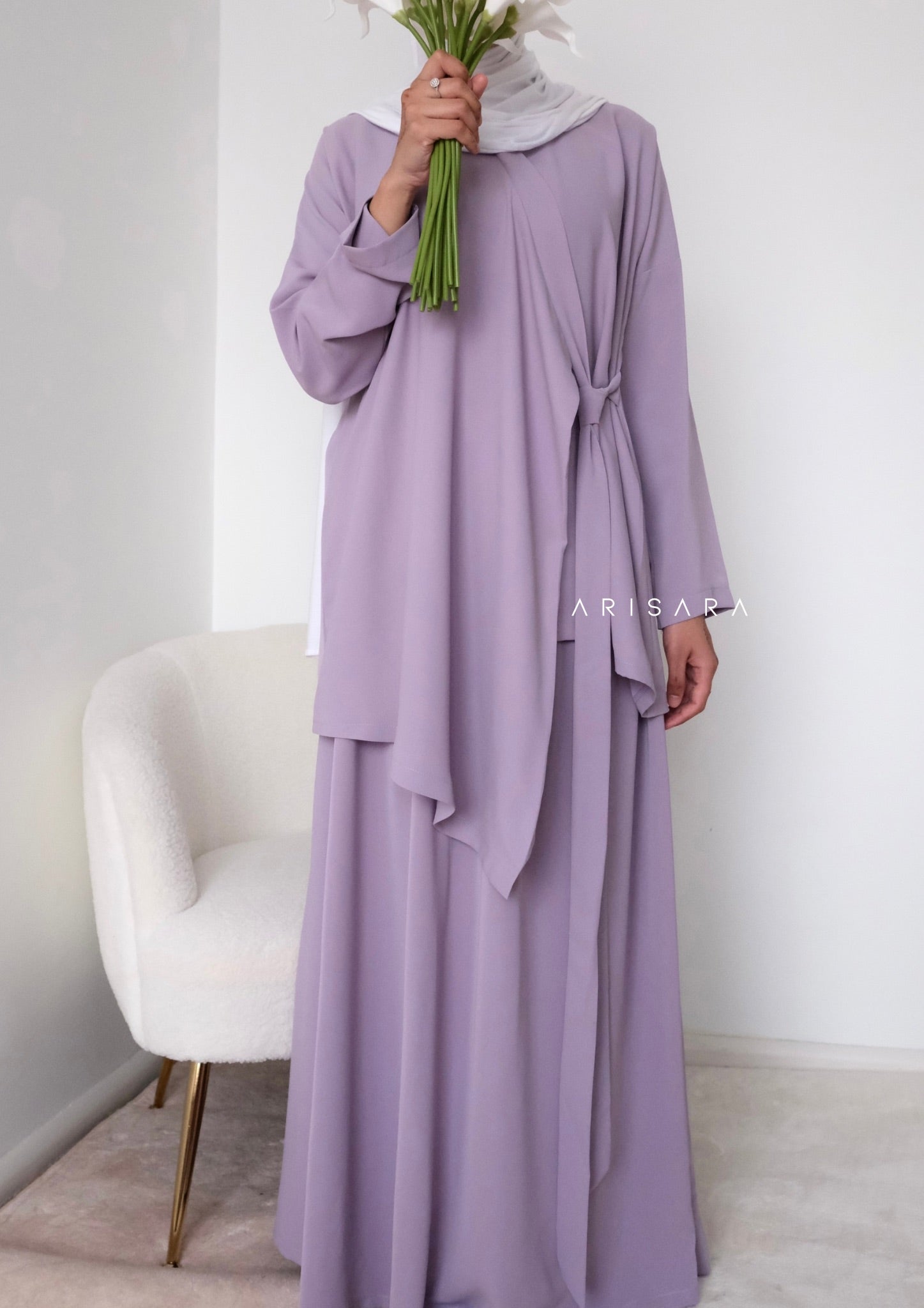 ‘SAFA’ Kimono Set - Lavender