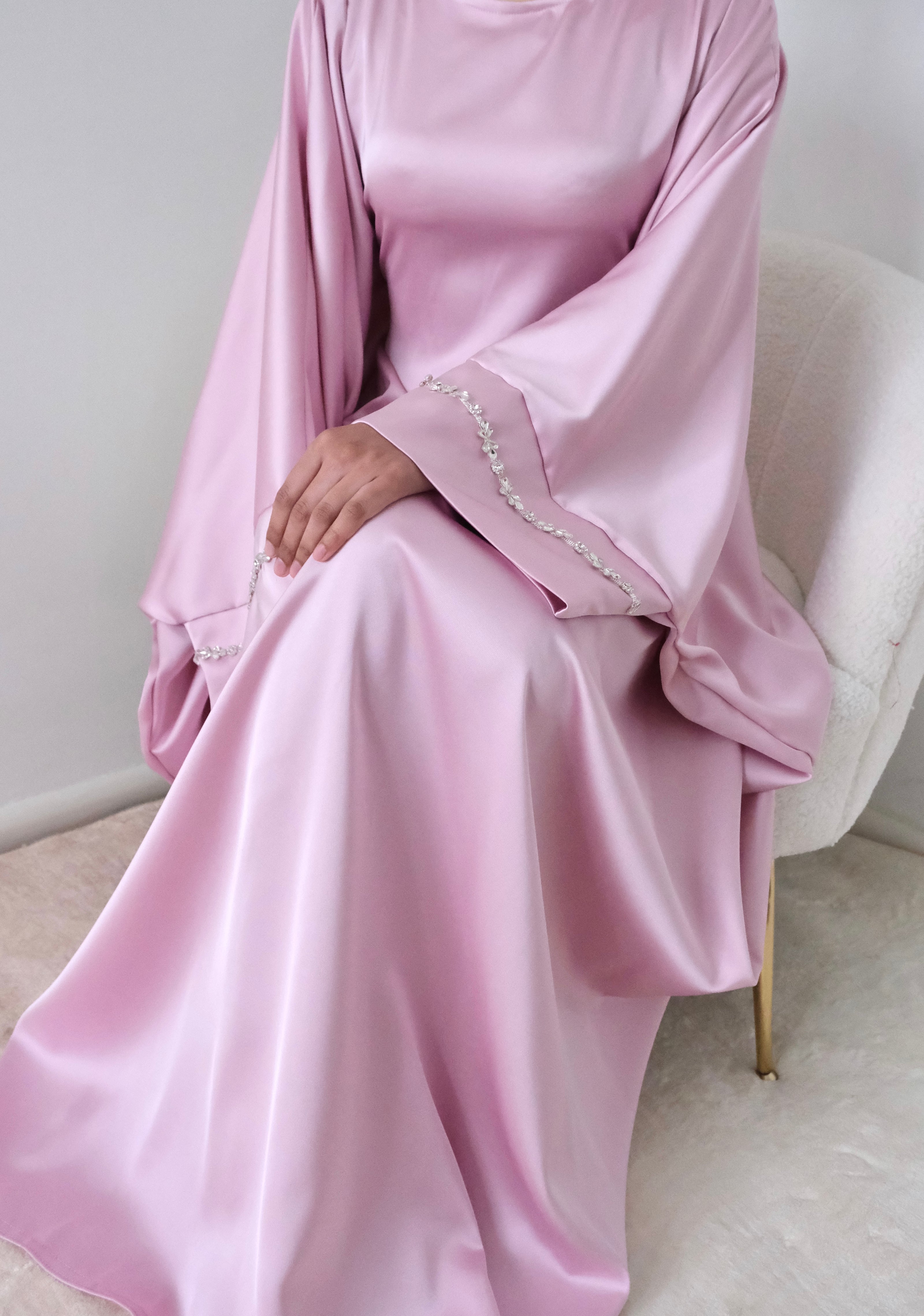 Luxury Abaya ‘INAYAH’ - Pink