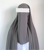 Medina Silk Graphite | Hijab | Niqab | Set