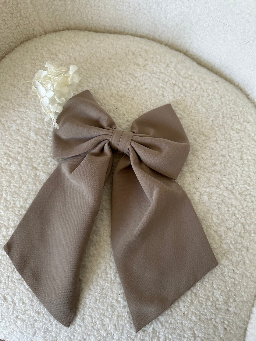 Princess Chiffon Khimar & Bow - Expresso