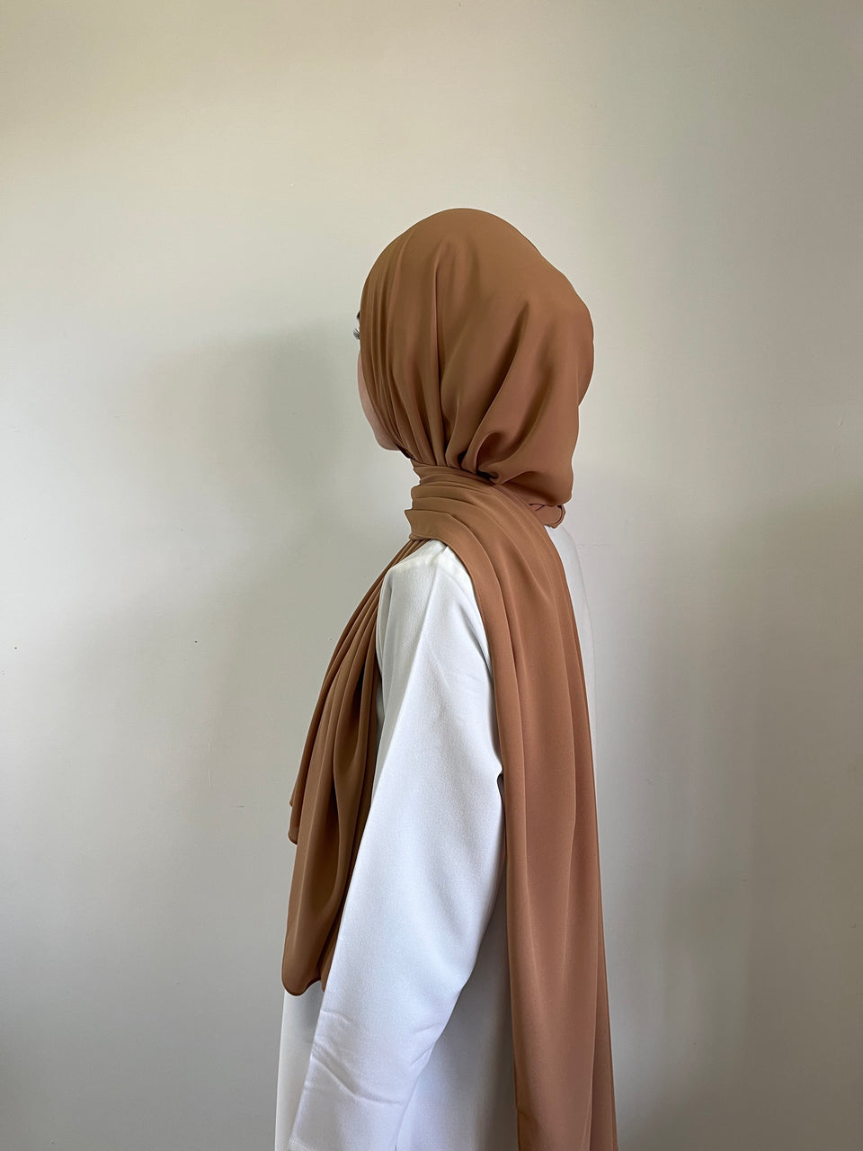 Medina Silk Niqab Set - Brown ( Niqab and Hijab sold separately )