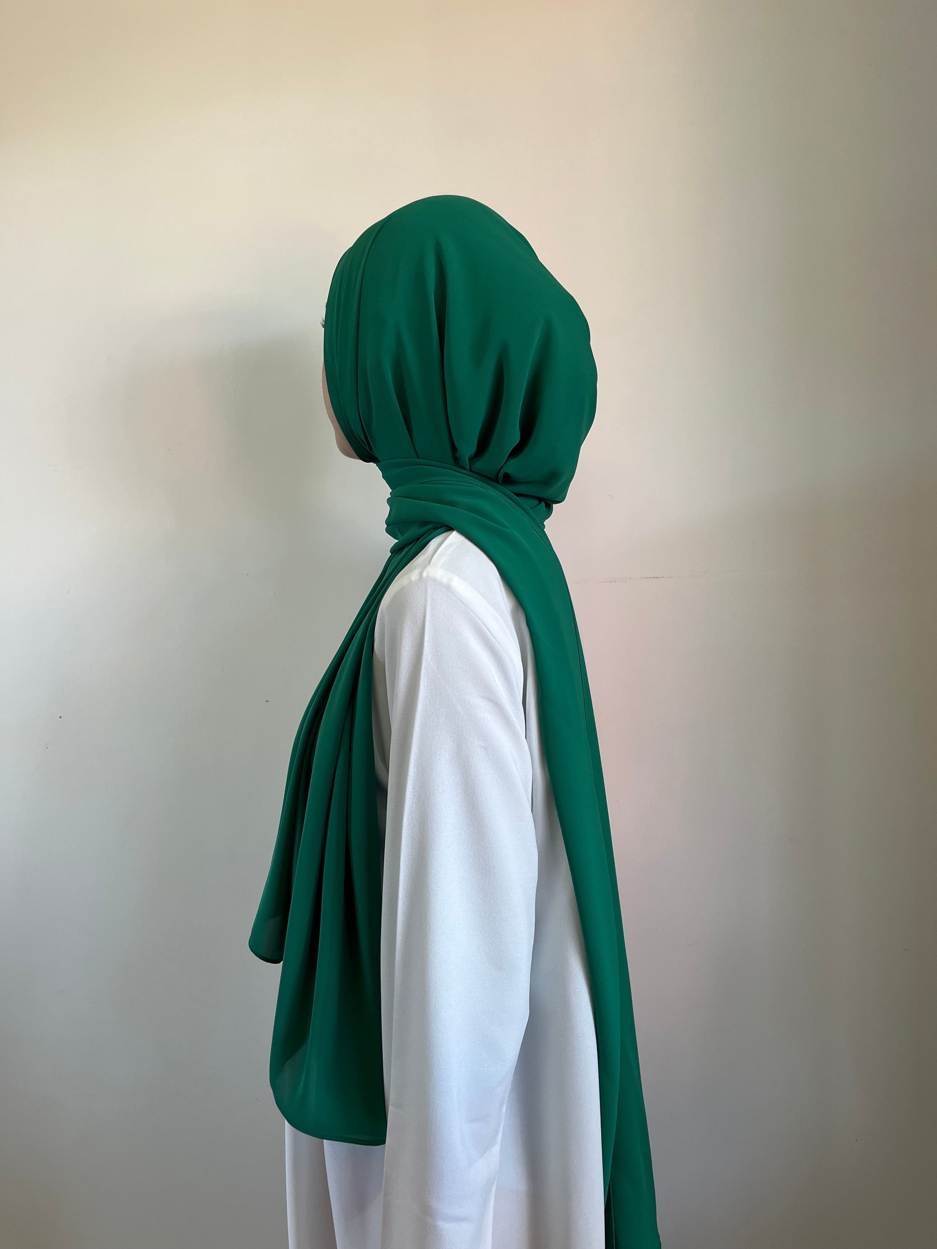 Medina Silk Green | Hijab | Niqab | Set