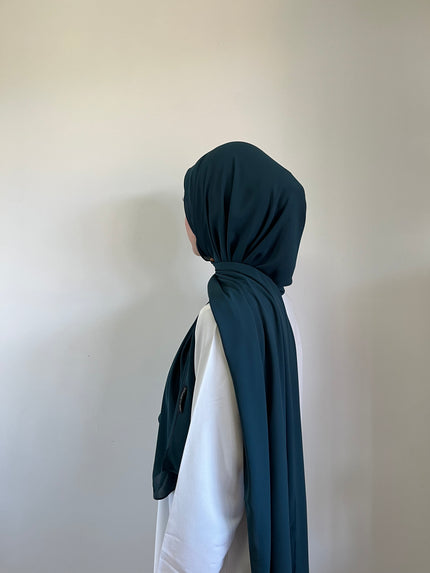 Medina Silk Teal | Hijab | Niqab | Set