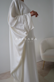 Luxury Abaya ‘INAYAH’ - Ivory White