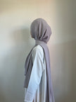 Medina Silk Hijab Silver | Hijab | Niqab | Set