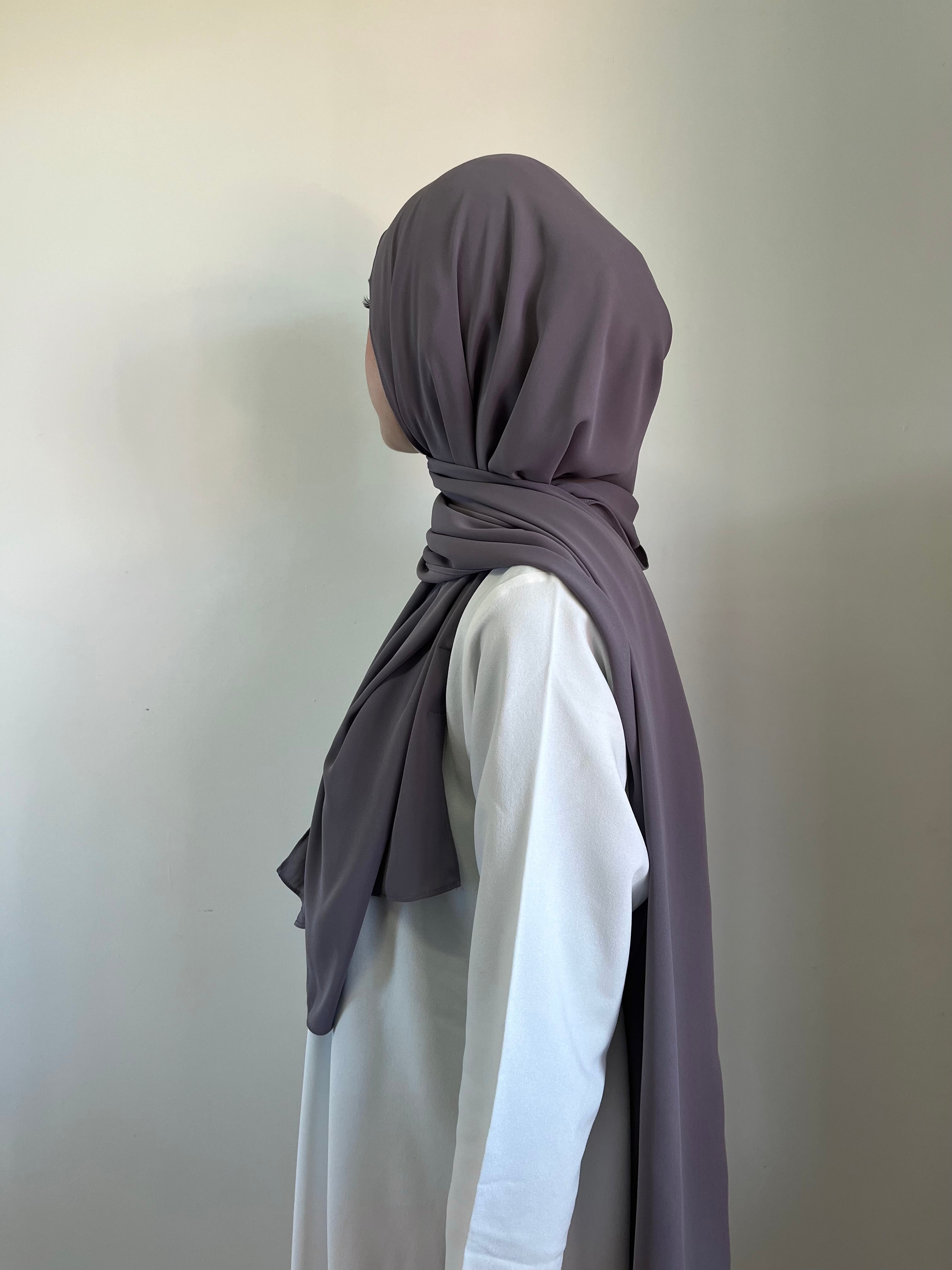 Medina Silk Graphite | Hijab | Niqab | Set