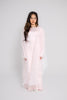 ‘AARA’ Glitter Organza Caftan - Baby Pink