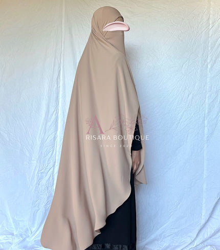 Maria Khimar Niqab Set | Beige