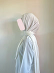 Medina Silk Milky White | Hijab | Niqab | Set