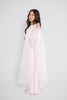 ‘AARA’ Glitter Organza Caftan - Baby Pink