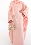 Luxury Abaya 'INAYAH' - Peach