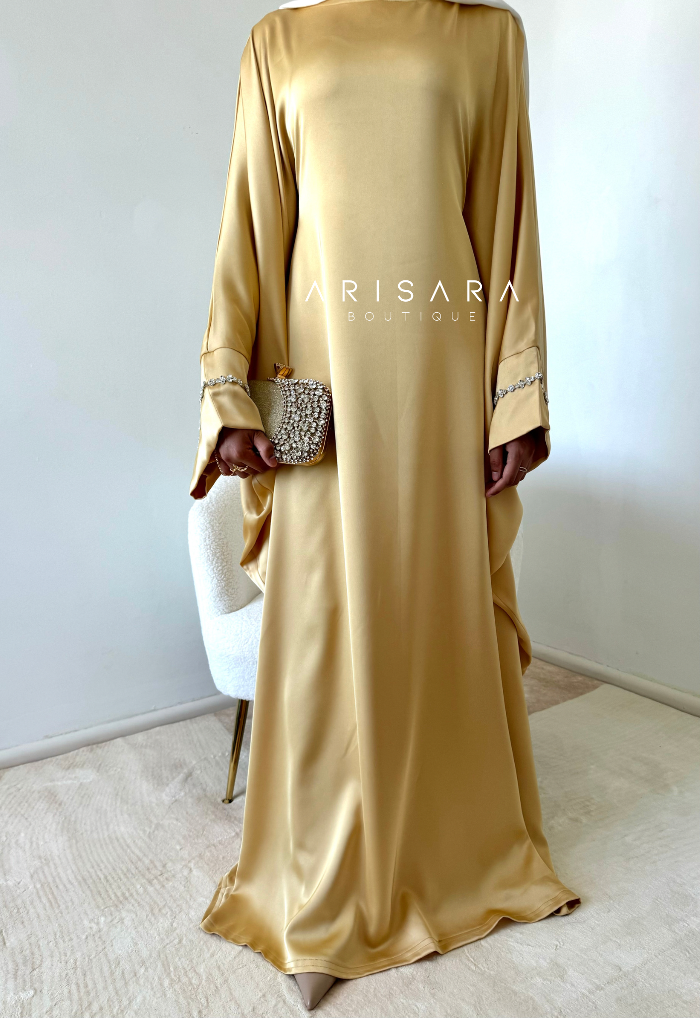 Luxury Abaya 'INAYAH' - Gold