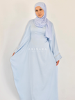 Luxury Abaya 'INAYAH' - Baby Blue