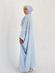 Luxury Abaya 'INAYAH' - Baby Blue