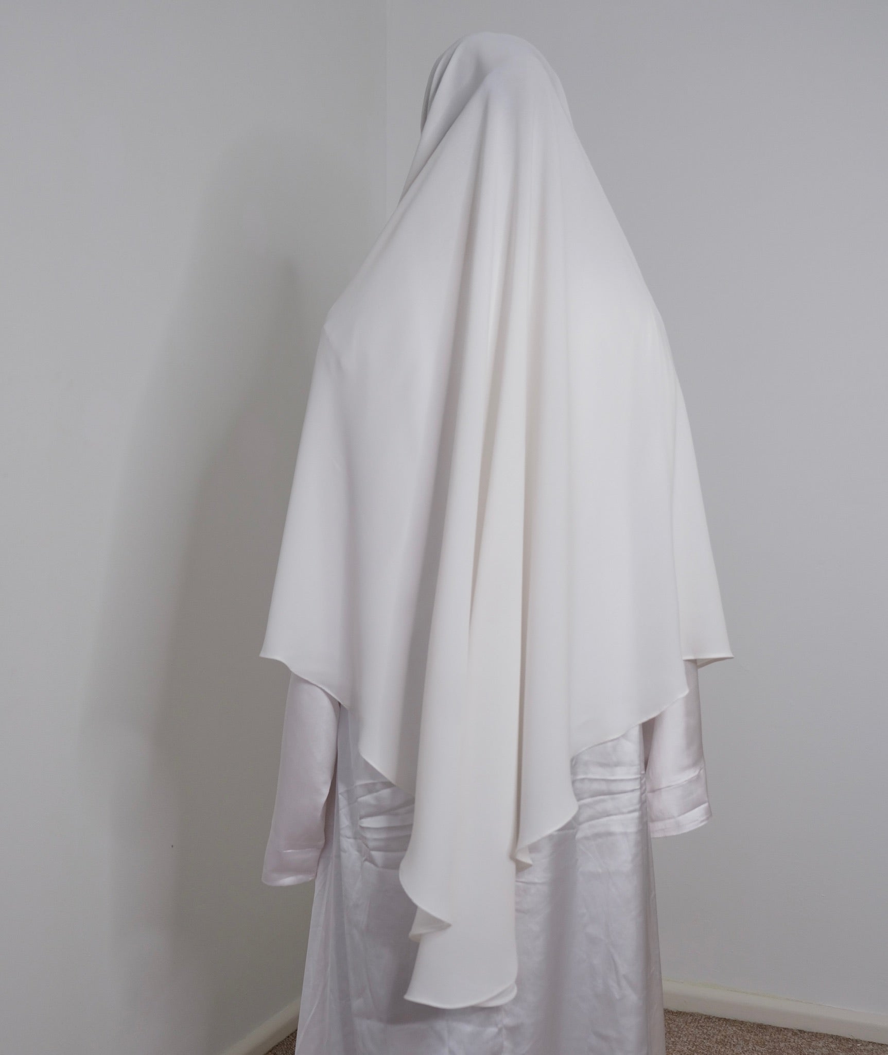 Ameerah Khimar Niqab Set | White