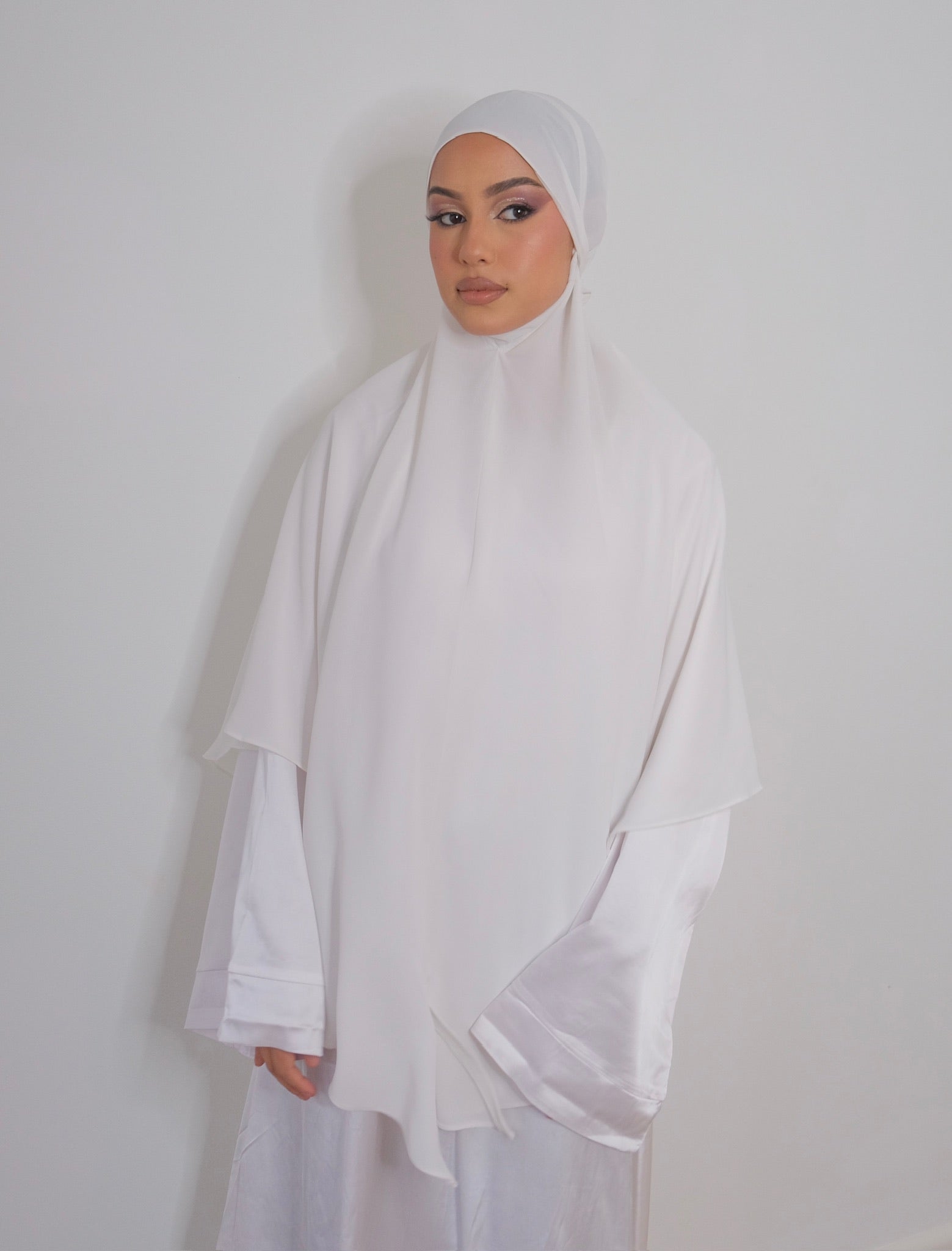 Ameerah Khimar Niqab Set | White