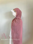 Medina Silk Mauve | Hijab | Niqab | Set