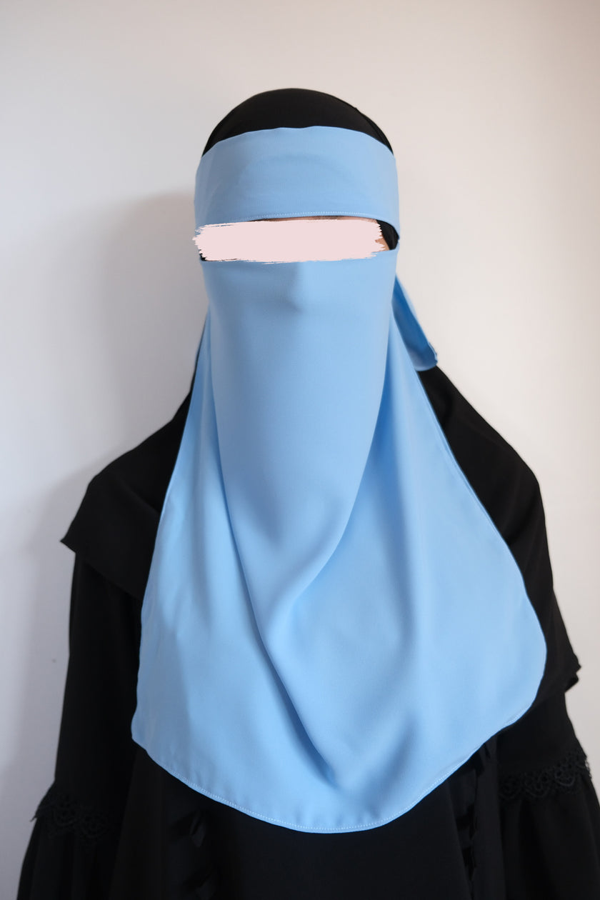 Medina Silk Hijab Ocean | Hijab | Niqab | Set