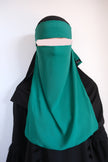 Medina Silk Green | Hijab | Niqab | Set