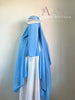 Medina Silk Hijab Sky | Hijab | Niqab | Set