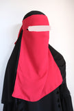 Medina Silk Hijab Red | Hijab | Niqab | Set