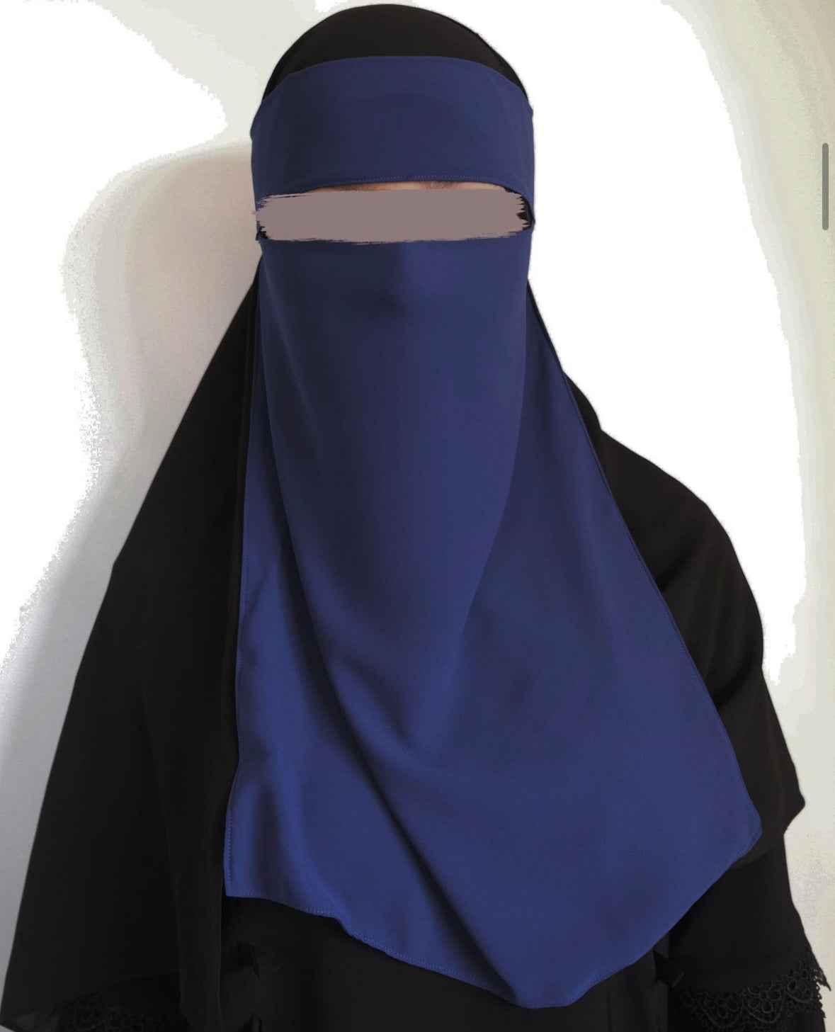 Medina Silk Navy | Hijab | Niqab | Set