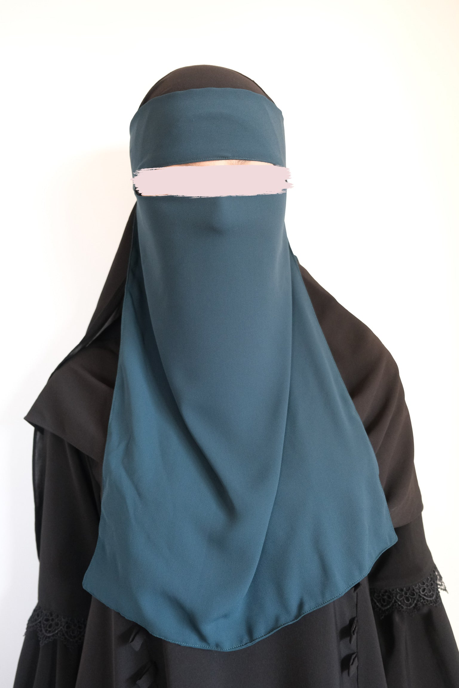 Medina Silk Teal | Hijab | Niqab | Set