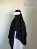 Medina Silk Black | Hijab | Niqab | Set