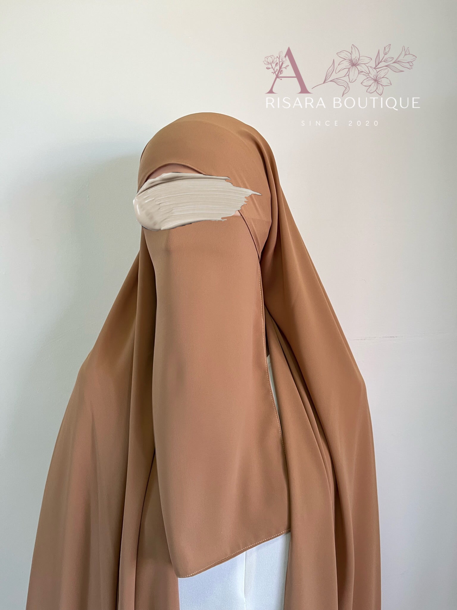 Medina Silk Brown Sugar | Hijab | Niqab | Set