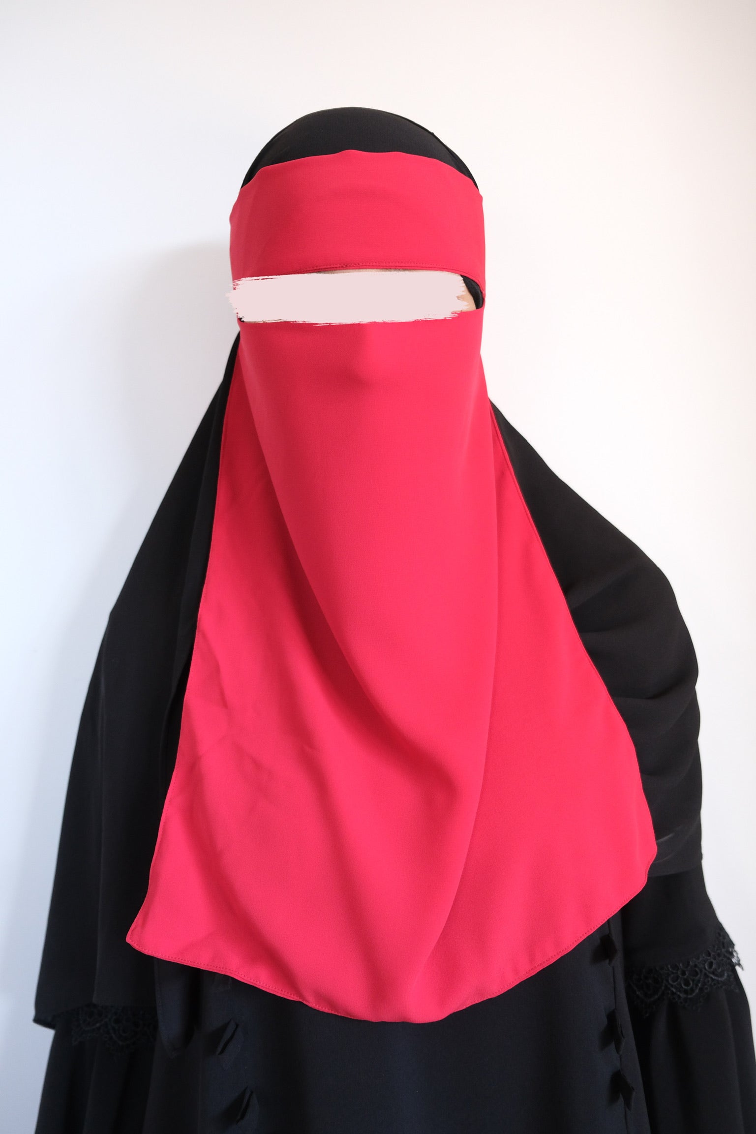 Medina Silk Hijab Red | Hijab | Niqab | Set