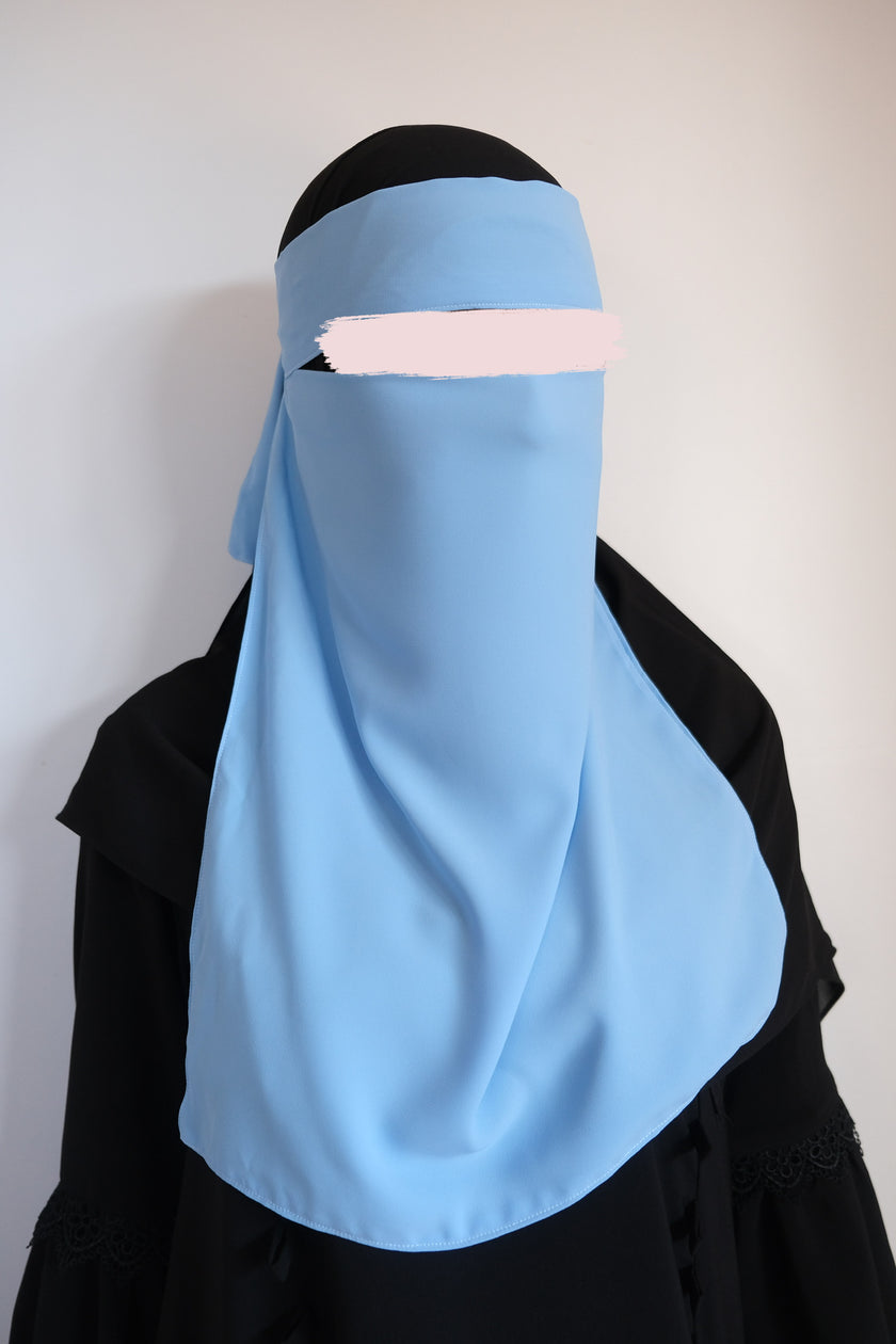 Medina Silk Hijab Ocean | Hijab | Niqab | Set