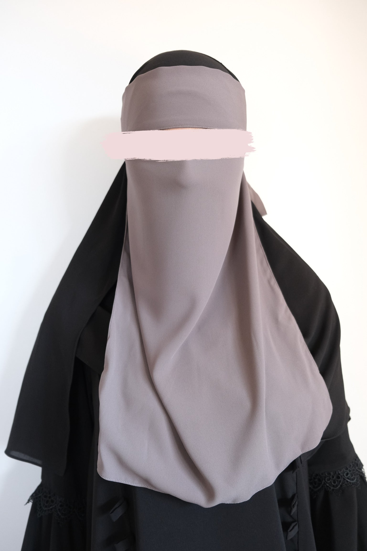 Medina Silk Graphite | Hijab | Niqab | Set