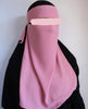 Medina Silk Flamingo | Hijab | Niqab | Set