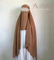 Medina Silk Brown Sugar | Hijab | Niqab | Set